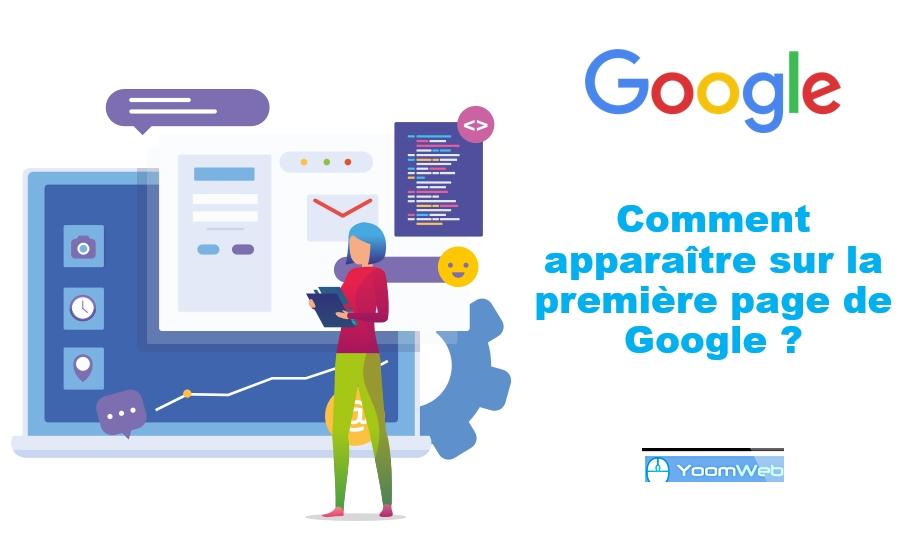 Comment apparaître sur la première page de Google