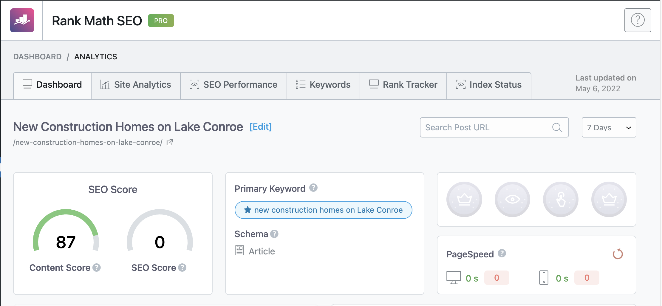 WordPress Rank Math seo