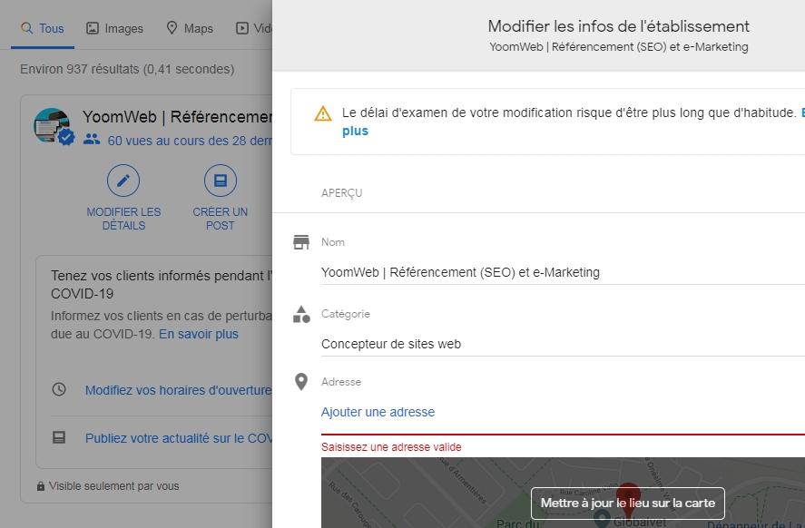 Référencement local Google My Busines 24