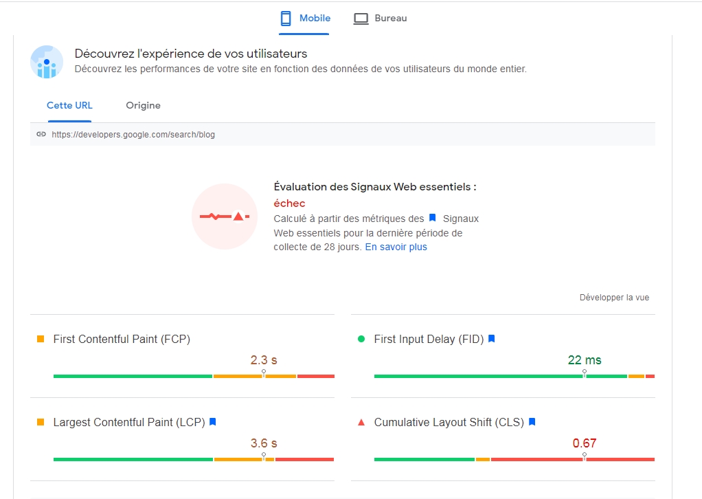 site developpeur google web vitals2