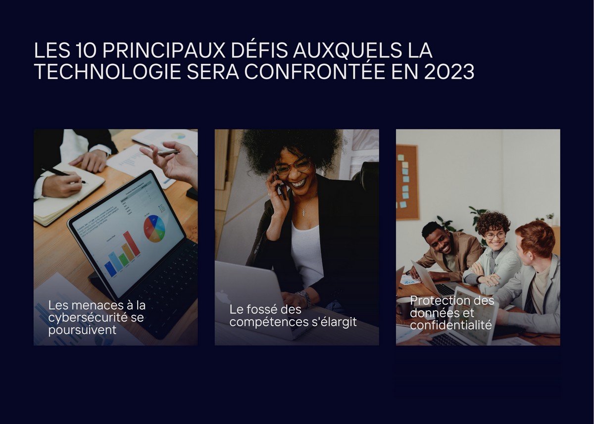 principaux défis auxquels la technologie sera confrontée